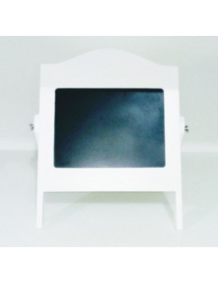 (R$10,00) Mini Quadro Cavalete Branco Mdf