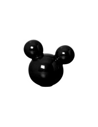 (R$8,00) Cabeça Mickey e Minnie Preta (A17cm)