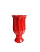(R$16,00) Vaso Torcido Vermelho