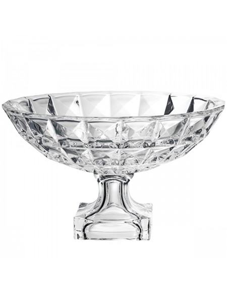 (R$25,00) Fruteira Vidro Cristal (D29cm / A19cm)