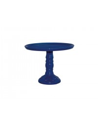 (R$14,00) Boleira Pé Alto Azul Royal (A25/D27cm)