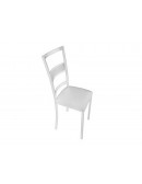 (R$4,50) Cadeira Ferro Branca
