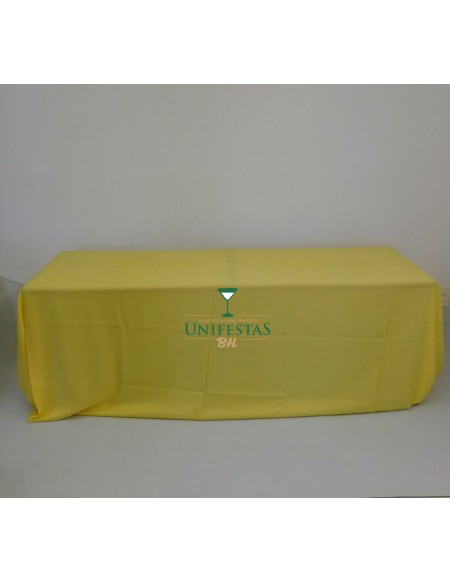 (R$15,00) Toalha Banquete Oxford Amarela (4x2.80m)