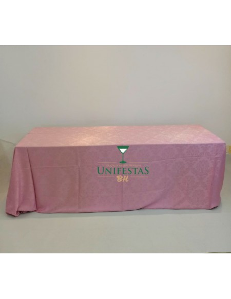 (R$18,00) Toalha Banquete Jacquard Rosa Baby (4x2.80)