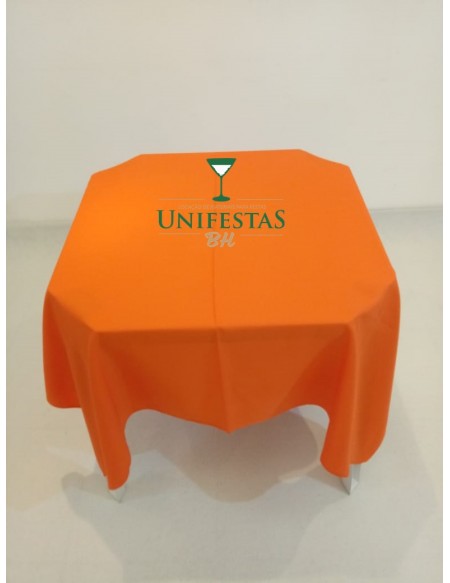 (R$4,00) Toalha Quadrada Oxford Laranja (1.50m)