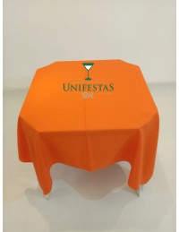 (R$7,80) Toalha Quadrada Oxford Laranja (1.50m)