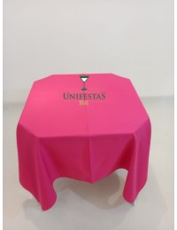 (R$7,80) Toalha Quadrada Oxford Pink (1.50m)