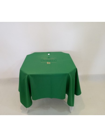 (R$4,00) Toalha Quadrada Oxford Verde (1.50m)