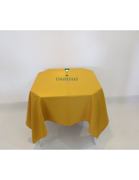(R$4,00) Toalha Quadrada Oxford Dourada (1.50)