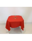 (R$4,00) Toalha Quadrada Oxford Vermelha (1.50m)