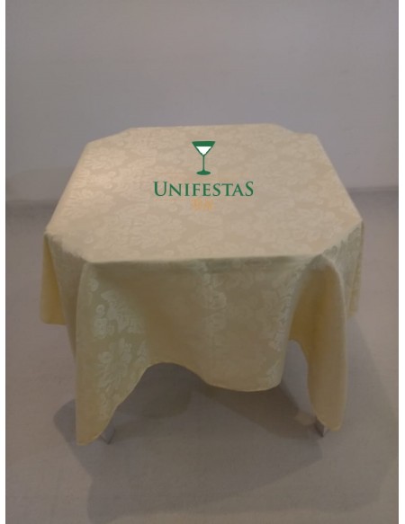 (R$5,00) Toalha Quadrada Jacquard Pérola (1.50m)