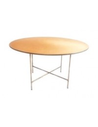 (R$17,80) Mesa Redonda Aparador Com Tripé (1.20/A77cm)