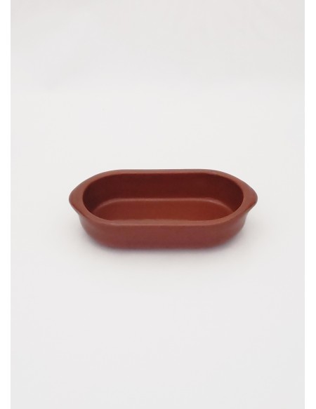 (R$4,00) Assadeira Oval Cerâmica PP (23x12cm)