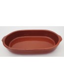 (R$15,00) Assadeira Oval Ceramica G (50x29cm)