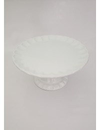 (R$16,00) Boleira Relevo Branca (A16 / D33cm)