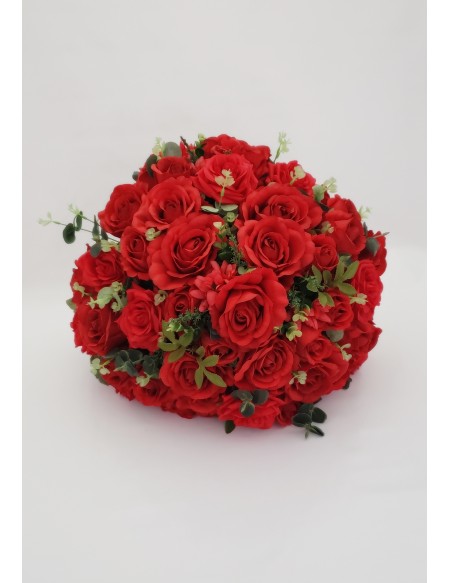 (R$35,00) Buquê Permanente Flor Vermelha