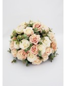 (R$42,00) Buquê Permanente Flor Pérola e Rose G