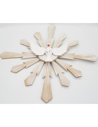(R$28,00) Divino Espírito Santo Madeira G (A70 / L80cm)