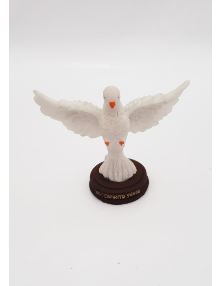 (R$6,00) Divino Espírito Santo Pedestal Marrom PP (A15cm)