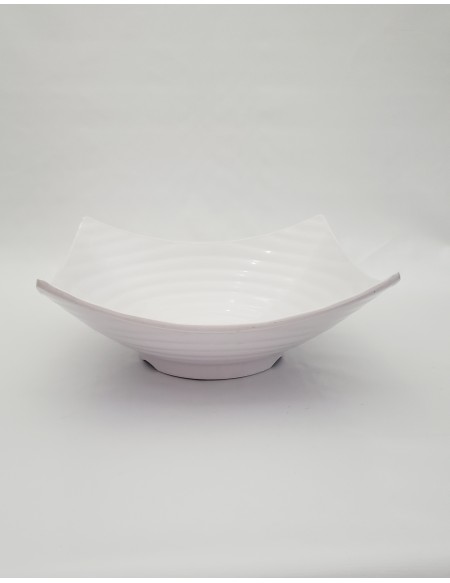 Saladeira Listrada Melanina (32,7x32x7cm)