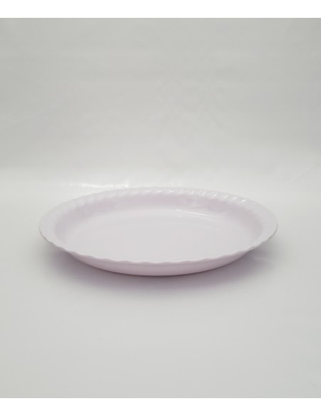 SALADEIRA REDONDA RASA 35CM BRANCA