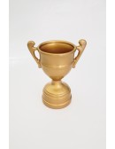 (R$12,00) Troféu Cerâmica Dourado