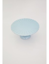 (R$12,00) Boleira Frisada Azul Baby (A12 /D24cm)