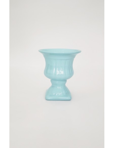 (R$4,80) Vasinho Grego Azul Baby (A12 /D10cm)