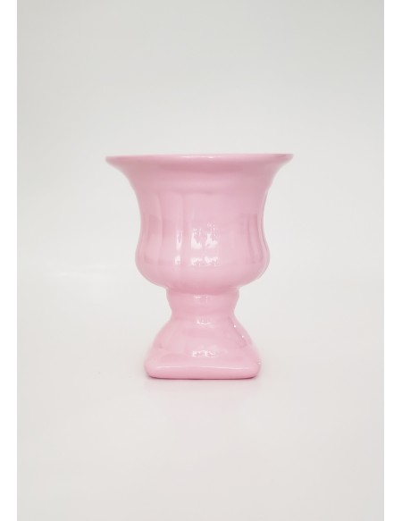 (R$4,80) Vasinho Grego Rosa Baby (A12 /D10cm)