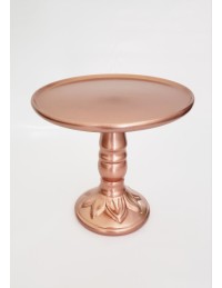 (R$14,00) Boleira Pé Alto Bronze Claro (A25 / D27cm)