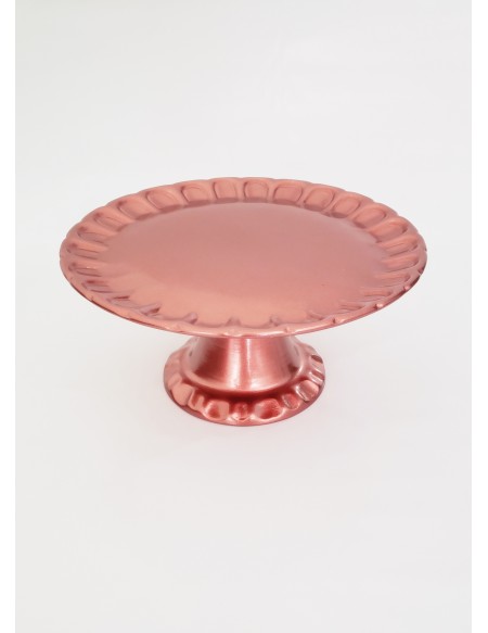 (R$14,00) Boleira Relevo Bronze (A16 / D33cm)