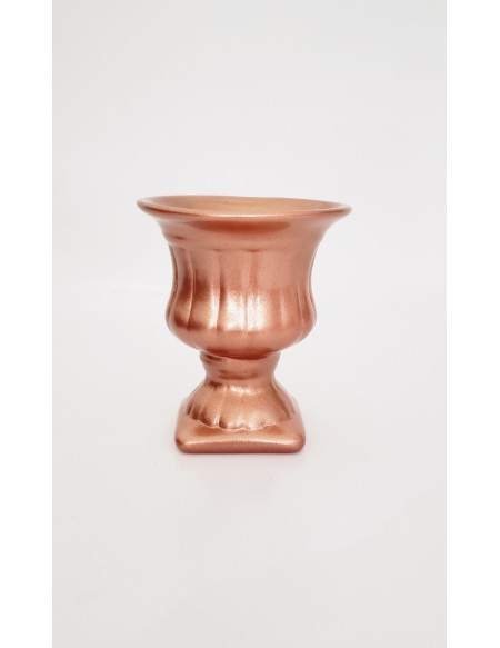 (R$4,80) Vasinho Grego Bronze Claro (A12 /D10cm)