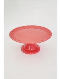 (R$16,00) Boleira Relevo Coral (A16 / D33cm)