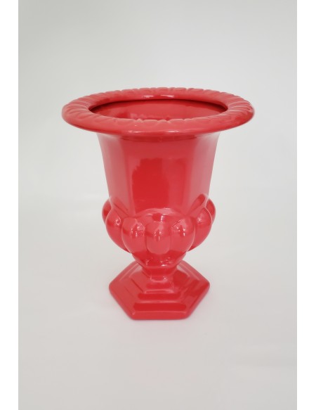 (R$14,00) Vaso Grego Coral (A27 / D23cm)