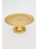 (R$14,00) Boleira Relevo Dourada (A16 / D33cm)