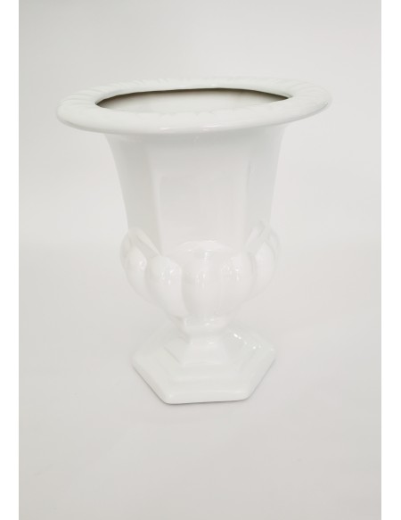 (R$14,00) Vaso Grego Branco (A27 / D23cm)