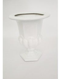 (R$16,00) Vaso Grego Branco (A27 / D23cm)