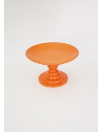 (R$12,00) Boleira Pé Baixo Laranja (A14.5 / D24.5cm)