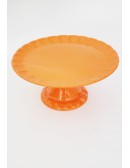 (R$14,00) Boleira Relevo Laranja (A16 / D33cm)