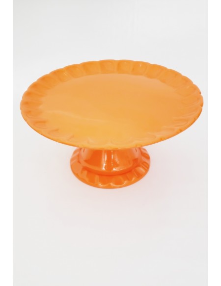 (R$14,00) Boleira Relevo Laranja (A16 / D33cm)