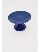 (R$10,00) Boleira Pé Baixo Azul Royal (A14.5 / D24.5cm)