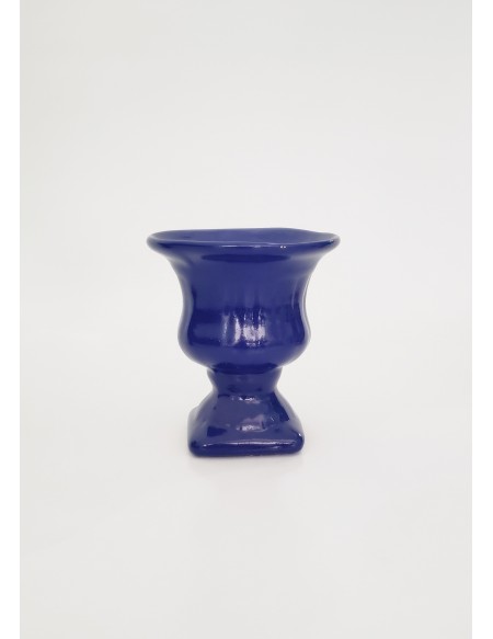 (R$4,80) Vasinho Grego Azul Royal (A13 /D10cm)
