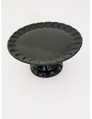 (R$14,00) Boleira Relevo Preta (A16 / D33cm)