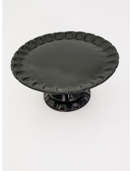 (R$14,00) Boleira Relevo Preta (A16 / D33cm)