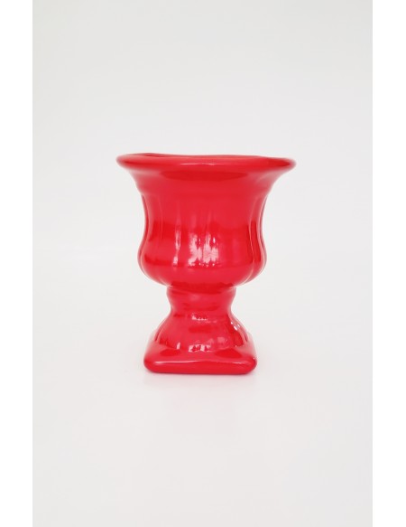 (R$4,80) Vasinho Grego Vermelho (A13 /D10cm)