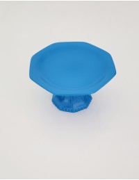 (R$6,00) Boleira Sextavada Azul Neon (A10 / D19cm)