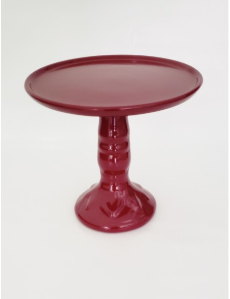 (R$12,00) Boleira Pé Alto Marsala (A25 / D27cm)