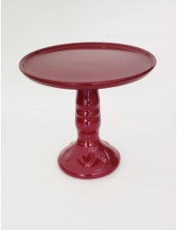 (R$14,00) Boleira Pé Alto Marsala (A25 / D27cm)