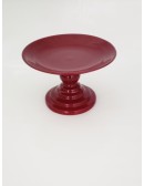 (R$10,00) Boleira Pé Baixo Marsala (A14.5 / D24.5cm)