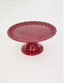(R$14,00) Boleira Relevo Marsala (A16 / D33cm)